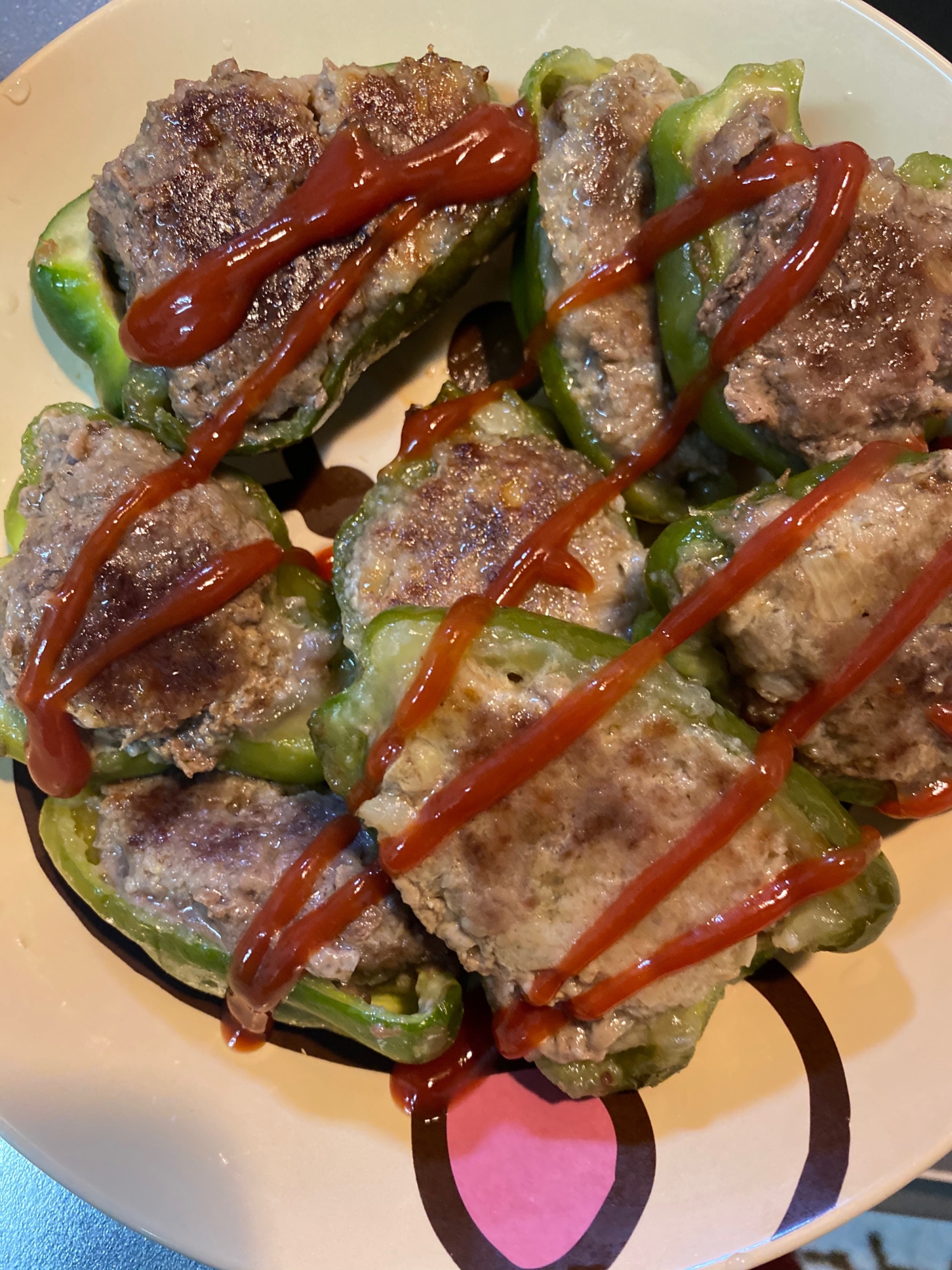 *下味冷凍シリーズ*ピーマンの肉詰め