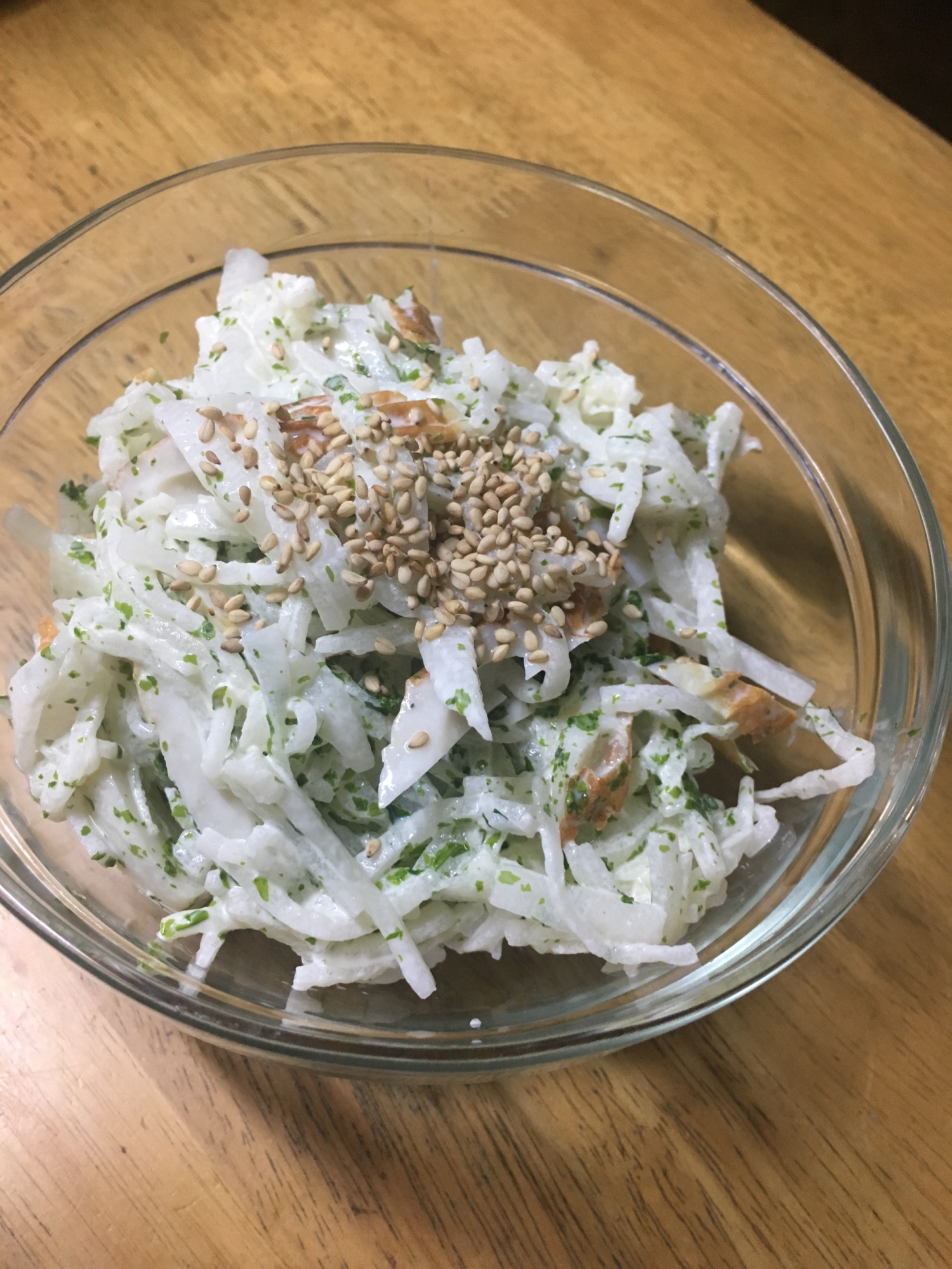 大根とちくわのサラダ