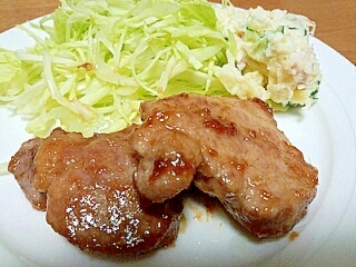 ヒレ肉で作る!やわらかトンテキ☆