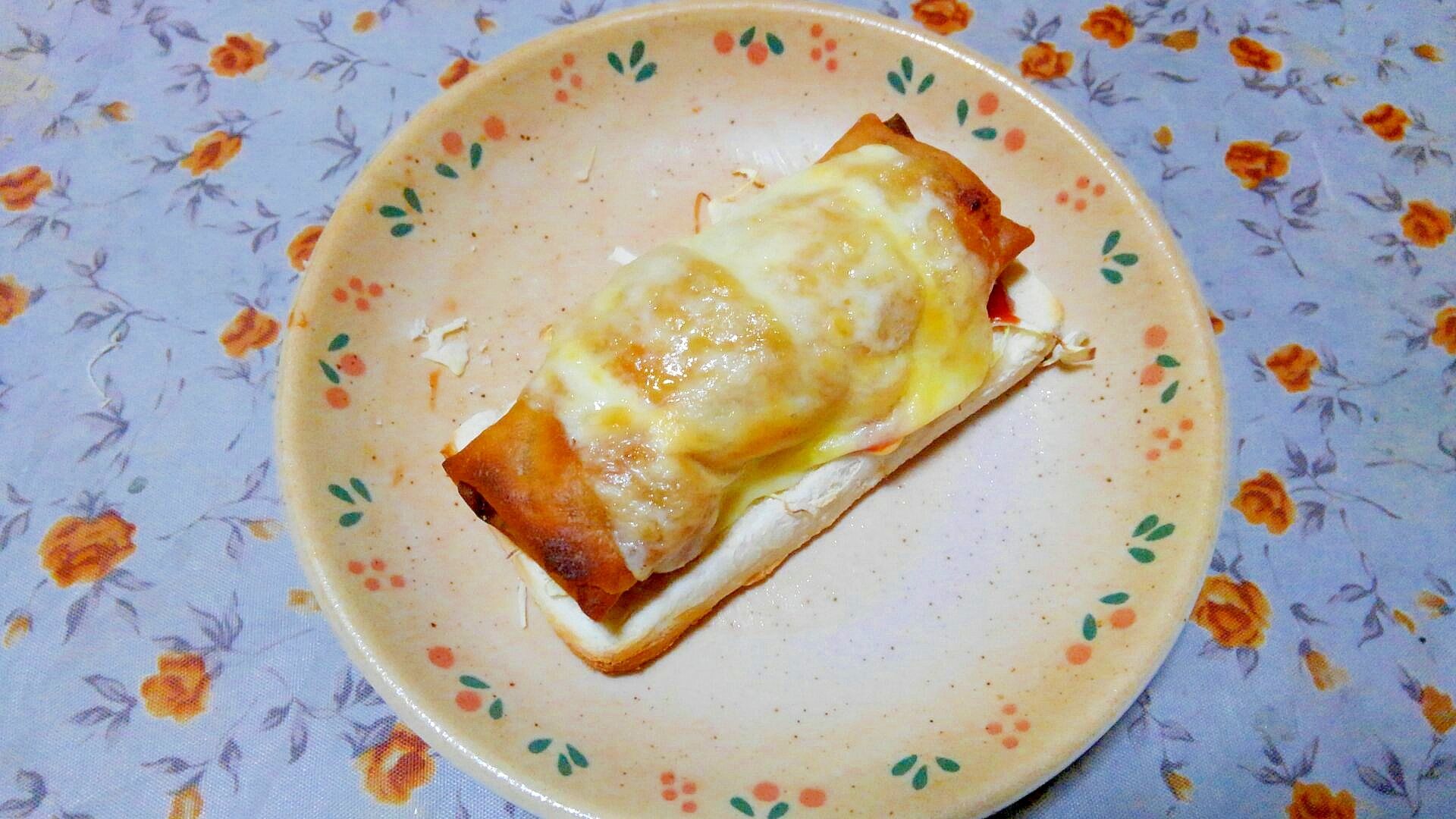 春巻きチーズトースト