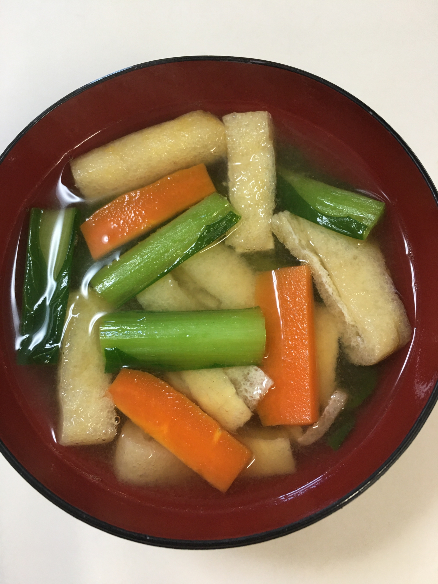 炒め野菜の味噌汁