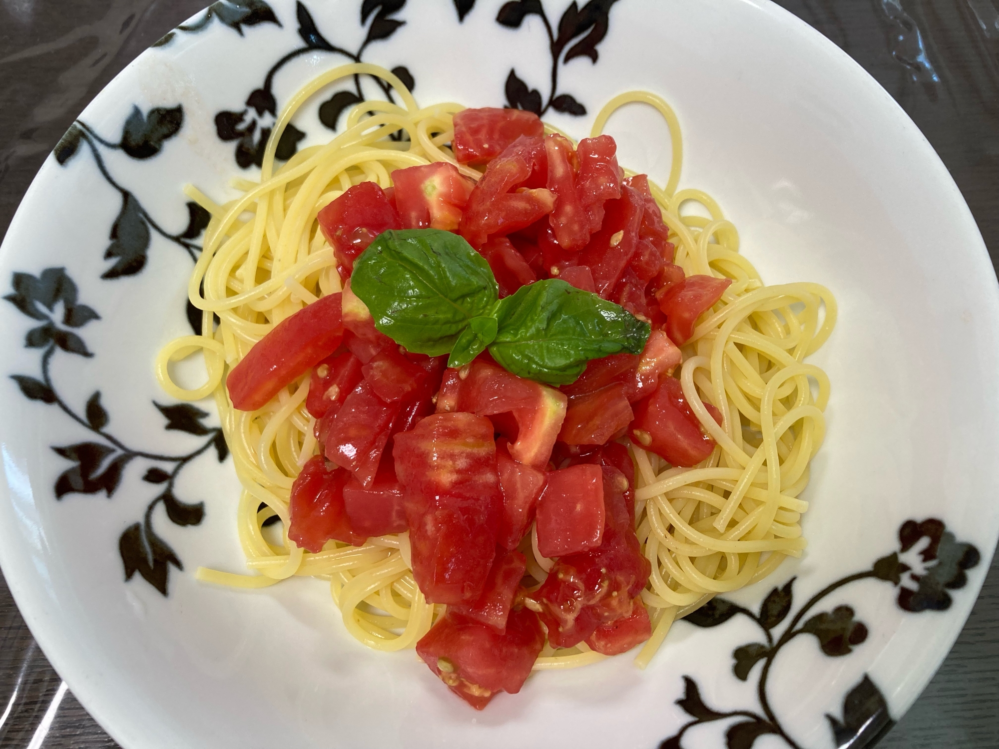 トマトの冷製パスタ