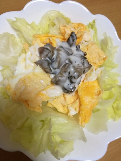 レンジで簡単卵サラダ