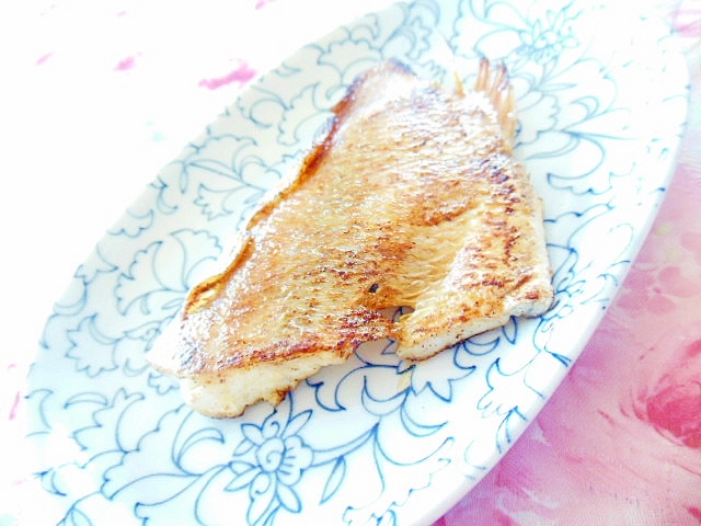 ❤めっき鯛のバター醤油焼き❤