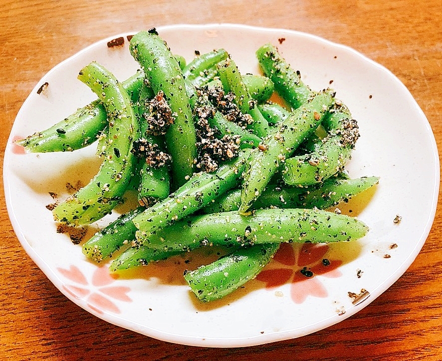 インゲンの胡麻和え