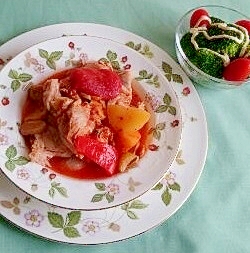 鶏モモ肉のトマト煮