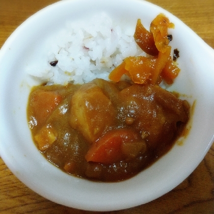 圧力鍋でチキンカレー