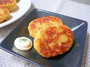 緑豆とツナのまとめ焼き（カレー風味）