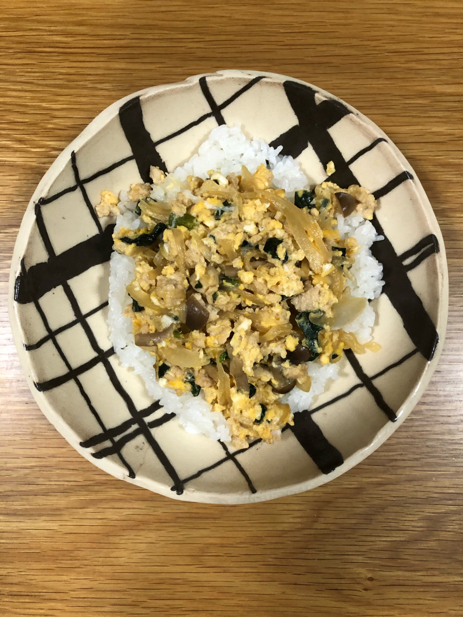 子どももOK♡簡単！鶏ミンチの親子丼風〜幼児食〜