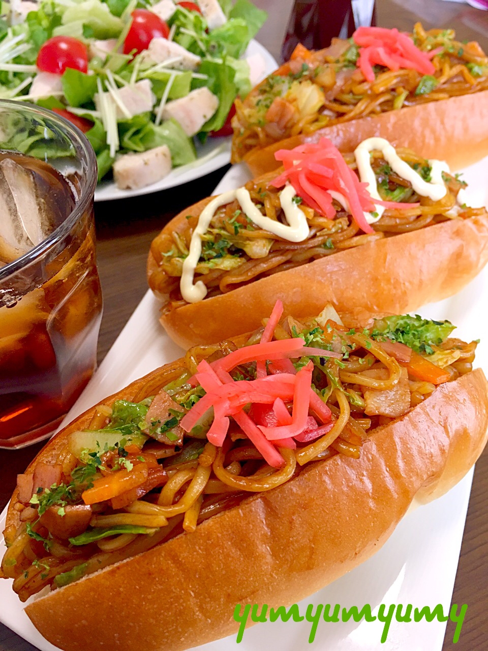 焼きそばパンです☆目指すは10分!でウマウマ♪を☆