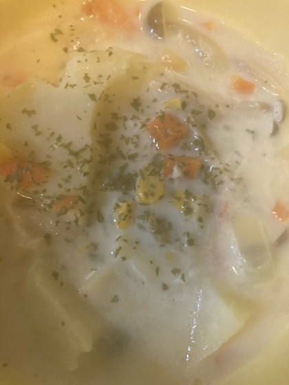 具だくさんで旨みたっぷり♡ちゃんぽん風スープ