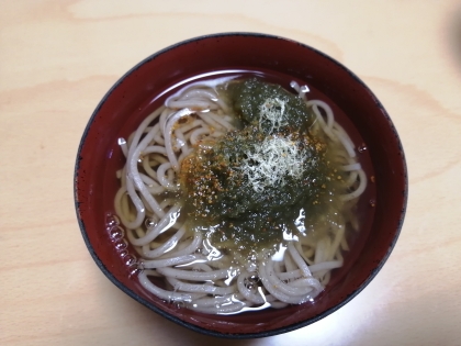 簡単！創味の出汁を使ったお蕎麦