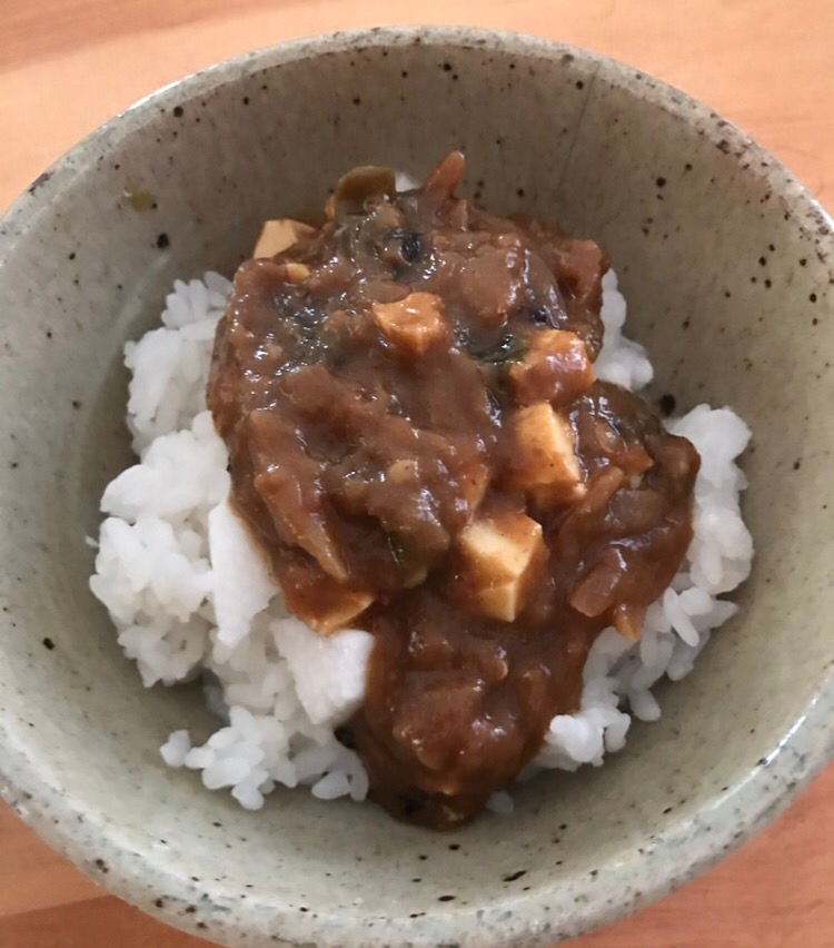 トロロのせ和風キーマカレー