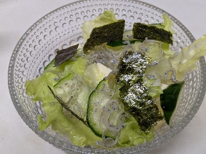 韓国海苔サラダ
