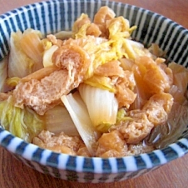 いれるだけ 白菜と油あげ煮 レシピ 作り方 By たまご 楽天レシピ いれるだけ 白菜と油あげ煮 レシピ 作り方 By たまご 楽天レシピ