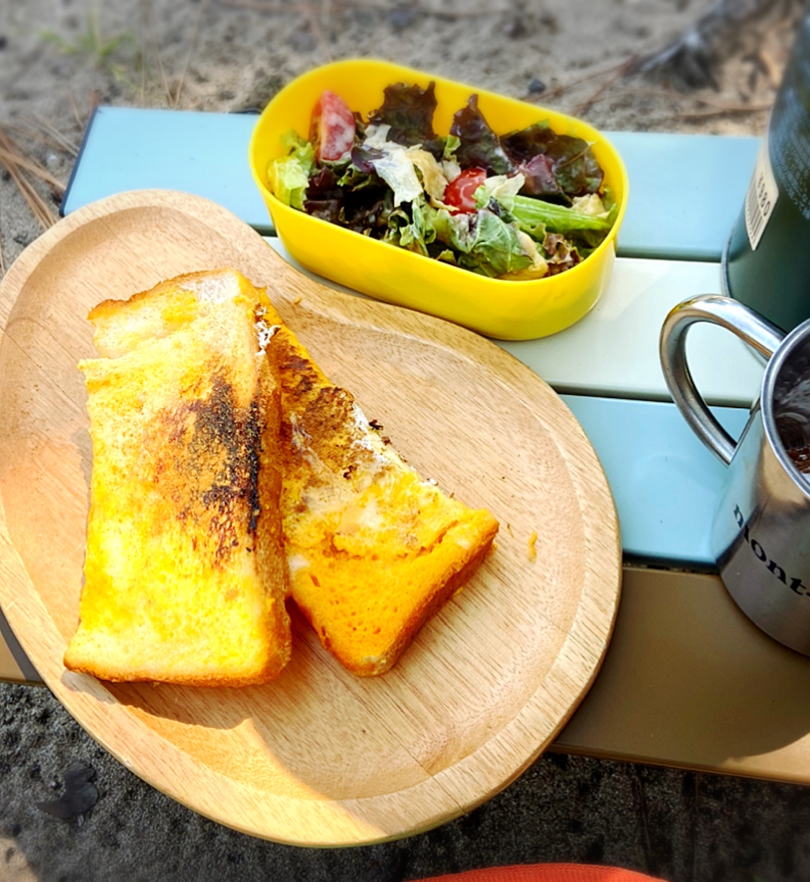 休日ブランチ　フレンチトースト