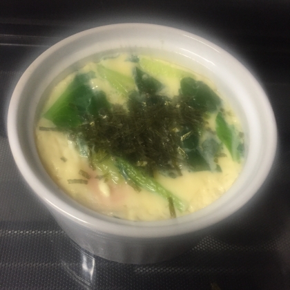 材料3つ。電子レンジで簡単!茶碗蒸し