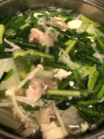 野菜も一緒にとれて美味しかったです。油あげが残念ながらなくて、もやし入れてみました。