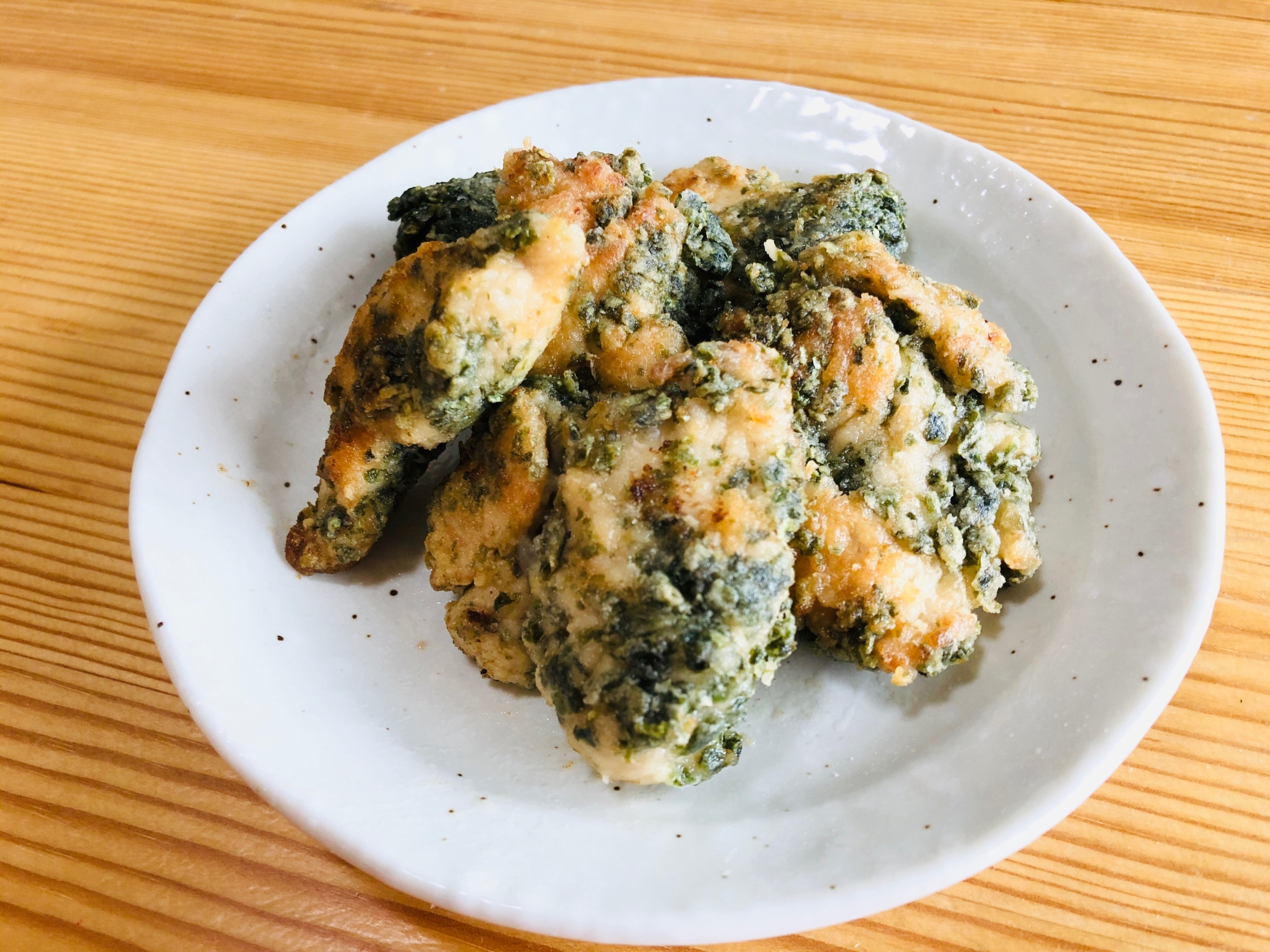 居酒屋メニュー☆むね肉の磯辺揚げ焼き