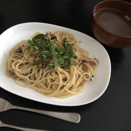 ツナと塩昆布パスタ レシピ 作り方 By ぱちくりさん 楽天レシピ