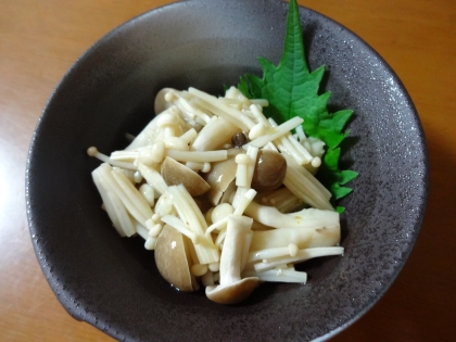 レンジで作る♪キノコサラダ