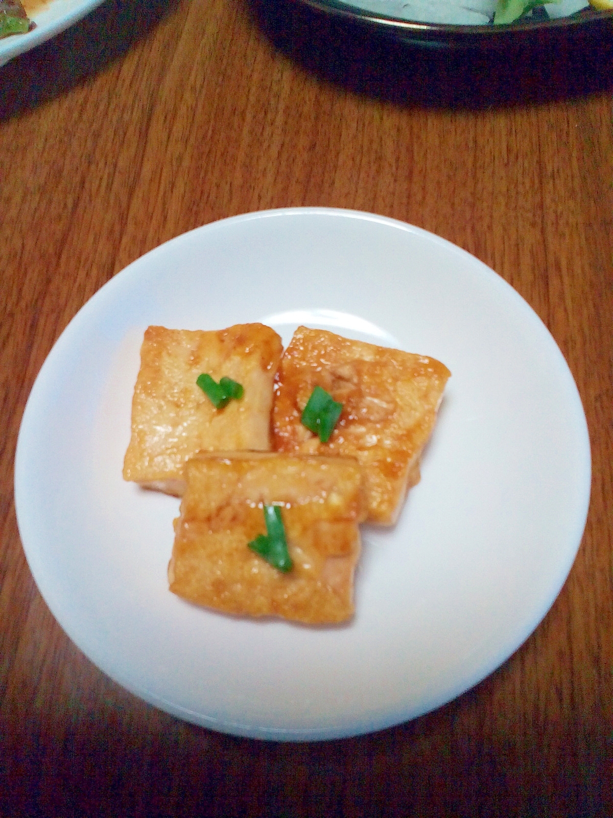 豆腐の焼肉たれ焼き