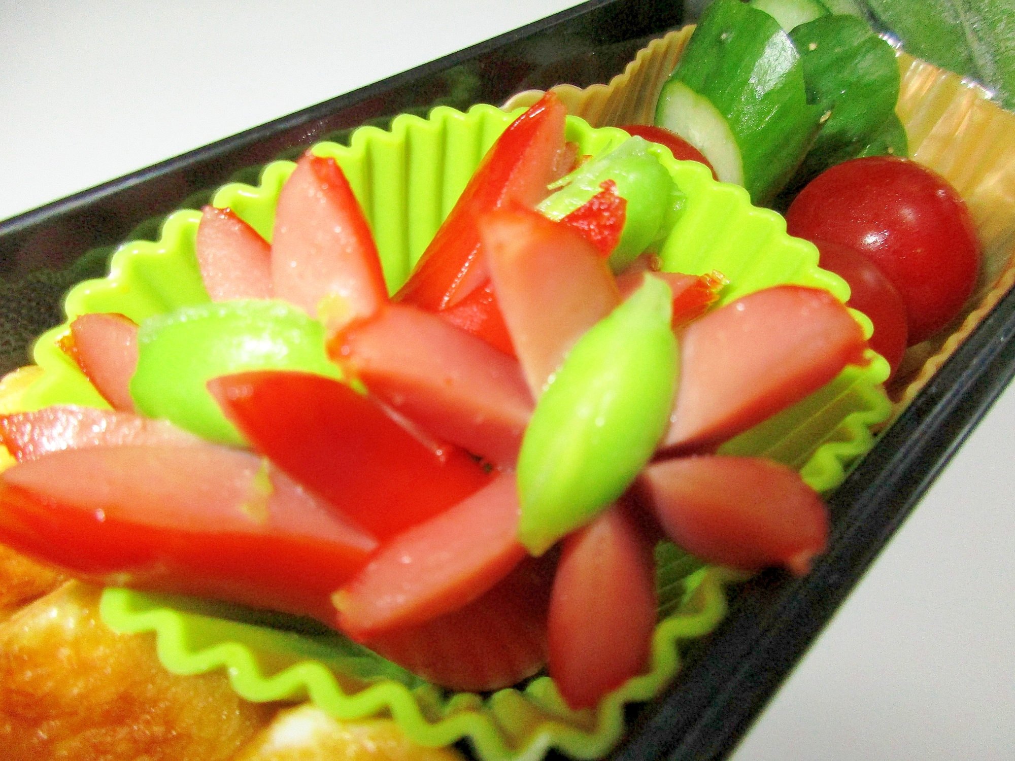 ウィンナーと枝豆で簡単お花 レシピ 作り方 By あさこんぶ 楽天レシピ ウィンナーと枝豆で簡単お花 レシピ 作り方 By あさこんぶ 楽天レシピ