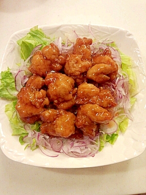 鶏の唐揚げ 甘酢あんかけ レシピ 作り方 By Koko0730 楽天レシピ