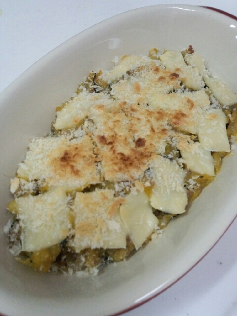 牛そぼろリメイク 牛肉コロッケ風グラタン レシピ 作り方 By おいもマロン 楽天レシピ