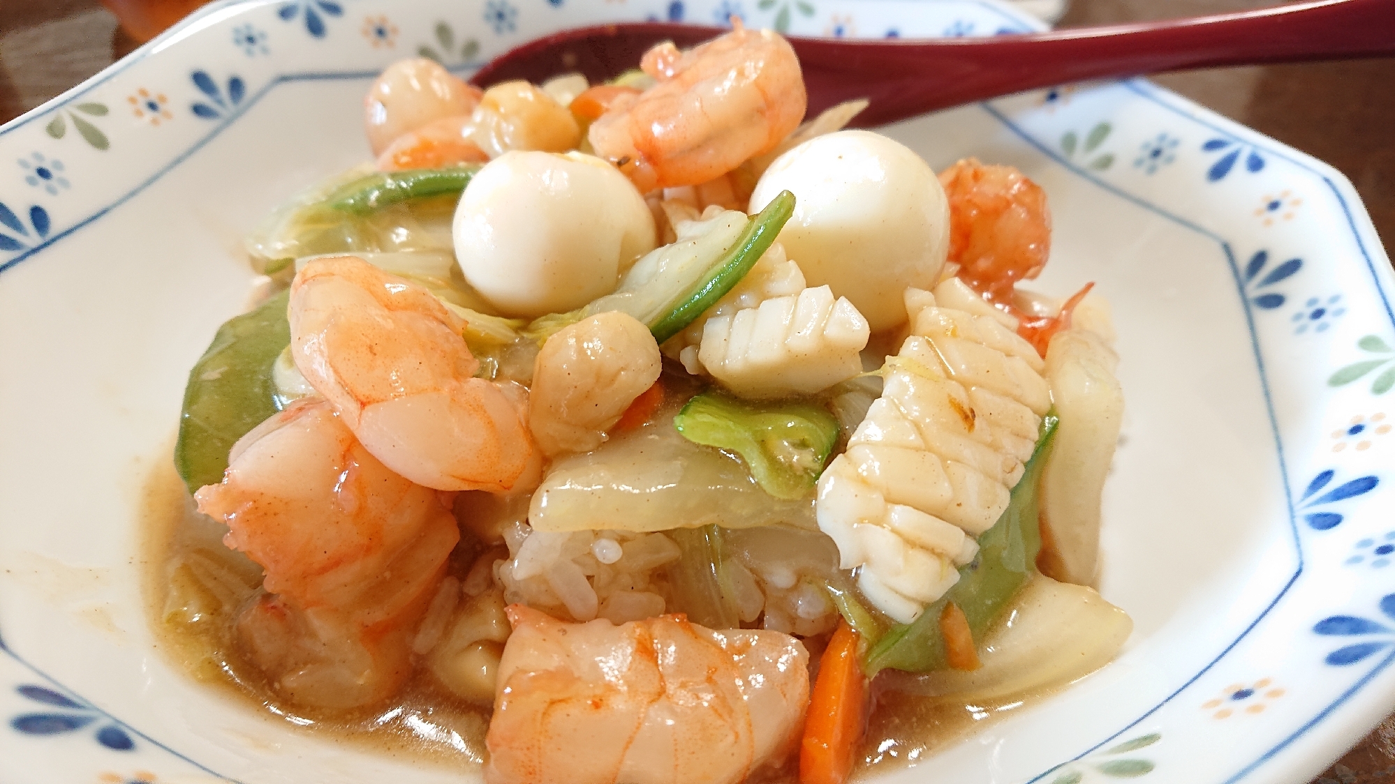 海鮮中華丼