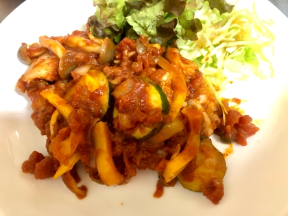 ご飯が進む♪ チキンのガーリックトマト煮込み☆