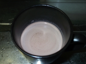 きな粉チョコミルク