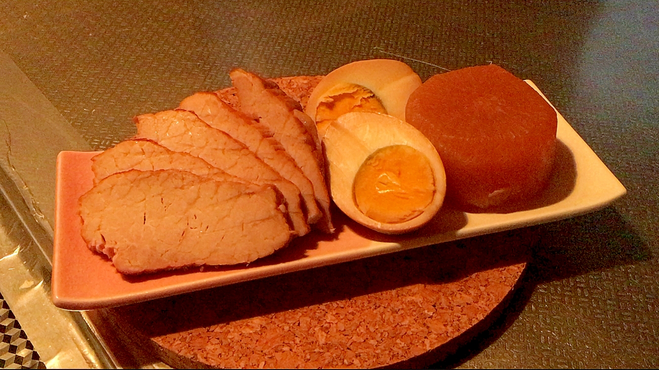 シャトルシェフでほっとくだけ 簡単煮豚大根 味玉 レシピ 作り方 By ナンバコッタ 楽天レシピ