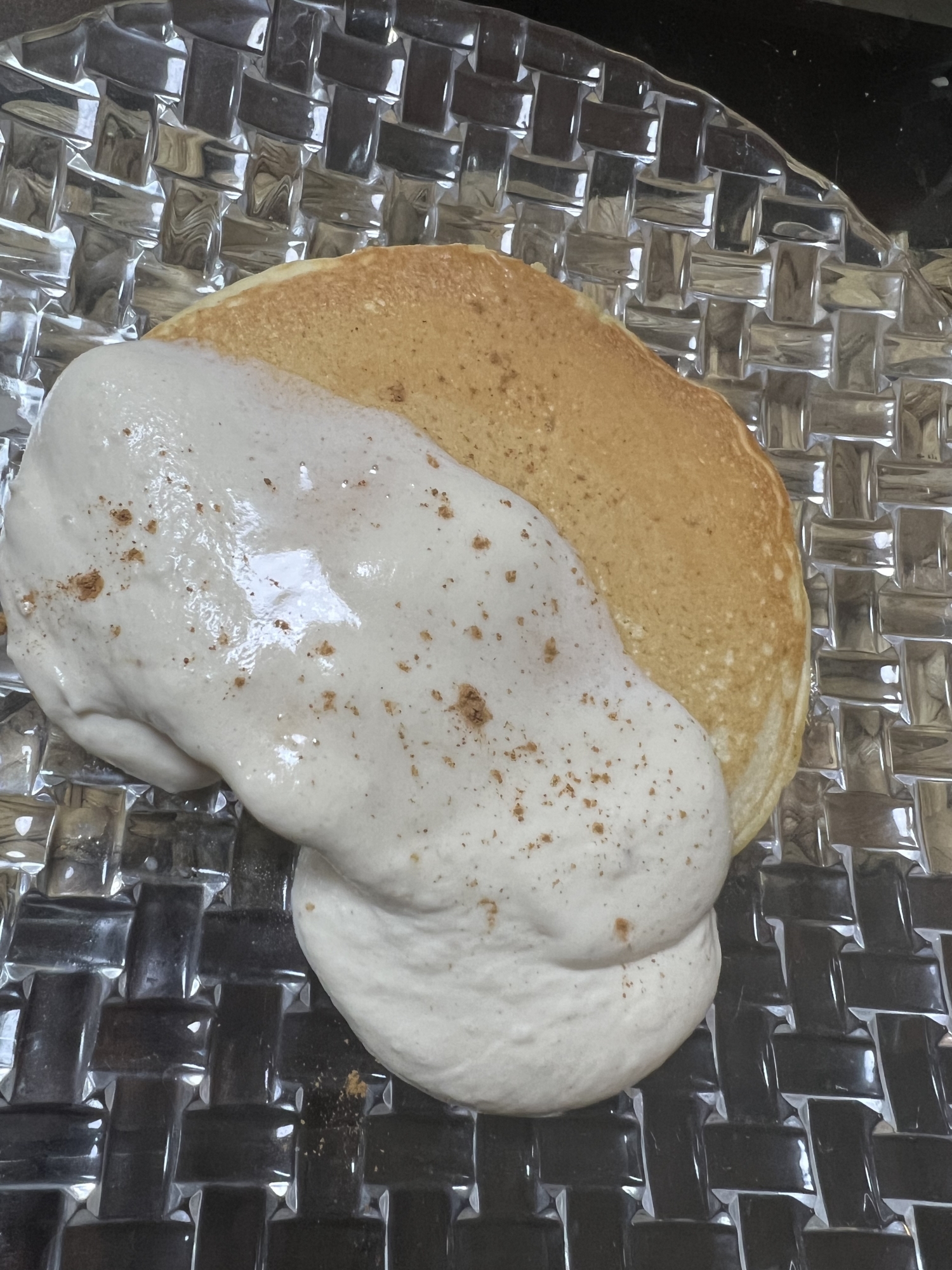 ココナッツミルクで作るホットケーキ