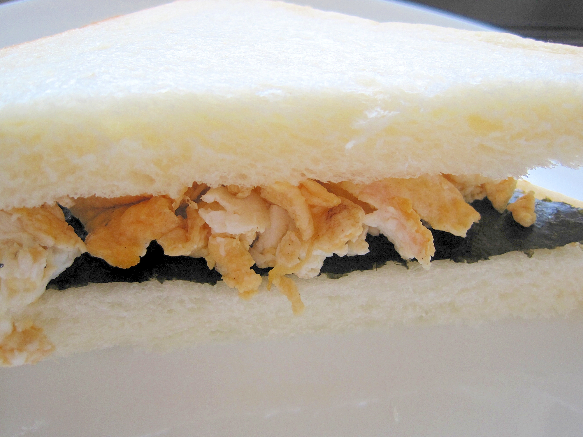 海苔卵のサンドイッチ