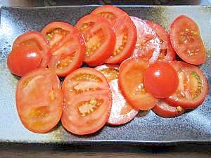 居酒屋の味 トマトスライス レシピ 作り方 By まろんぱんまん 楽天レシピ