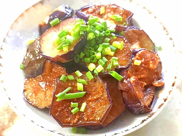 大量消費にも！加茂なすのとろとろ甘辛煮♪