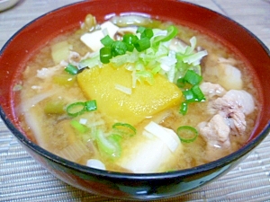 ほっくほく!さつまいも豚汁