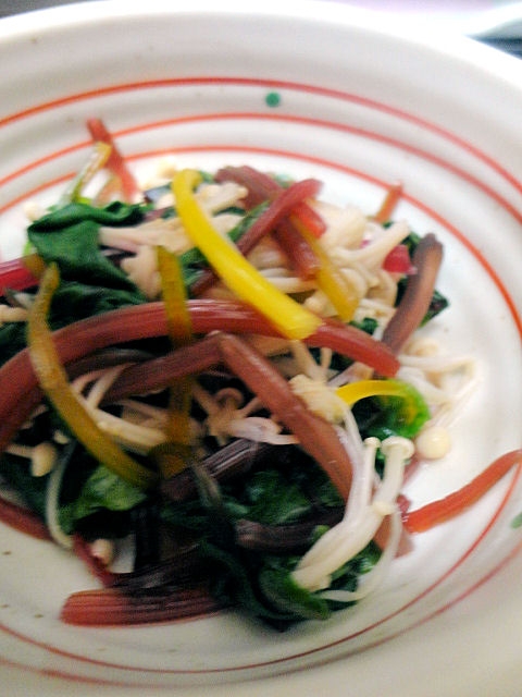 食卓に彩りを フダンソウのお浸し レシピ 作り方 By すいかサマ 楽天レシピ