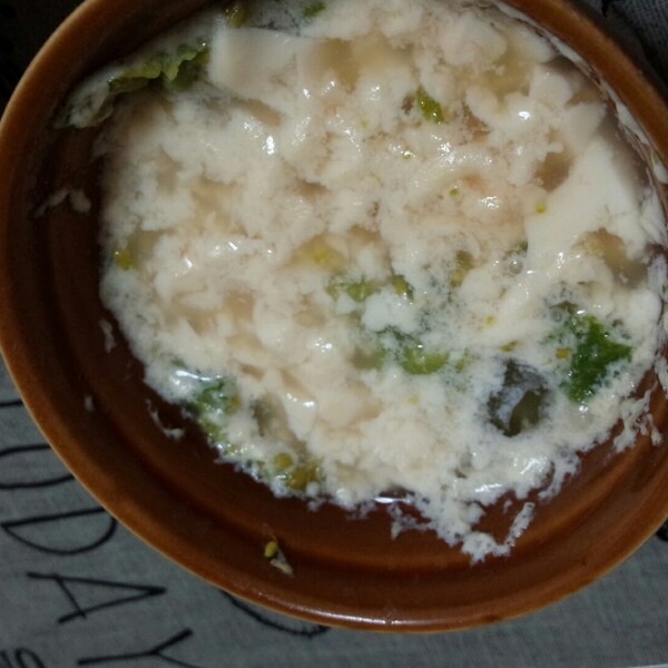 離乳食後期 菜の花と豆腐のスープ レシピ 作り方 By たくみ905 楽天レシピ 離乳食後期 菜の花と豆腐のスープ レシピ 作り方 By たくみ905 楽天レシピ