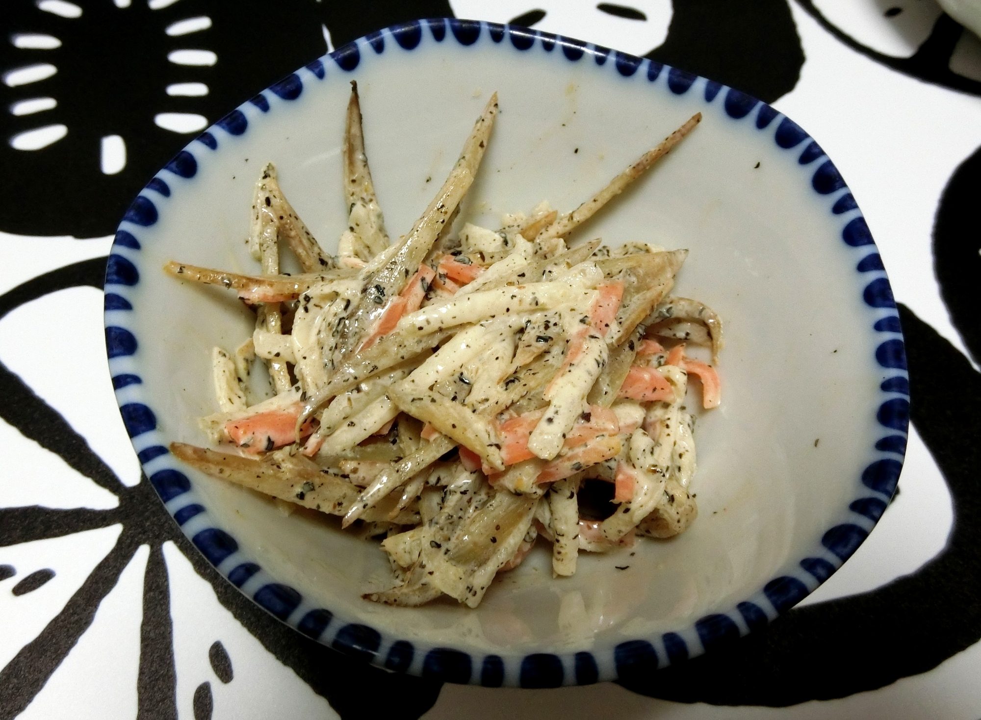 レンジで簡単！ごぼうサラダ！