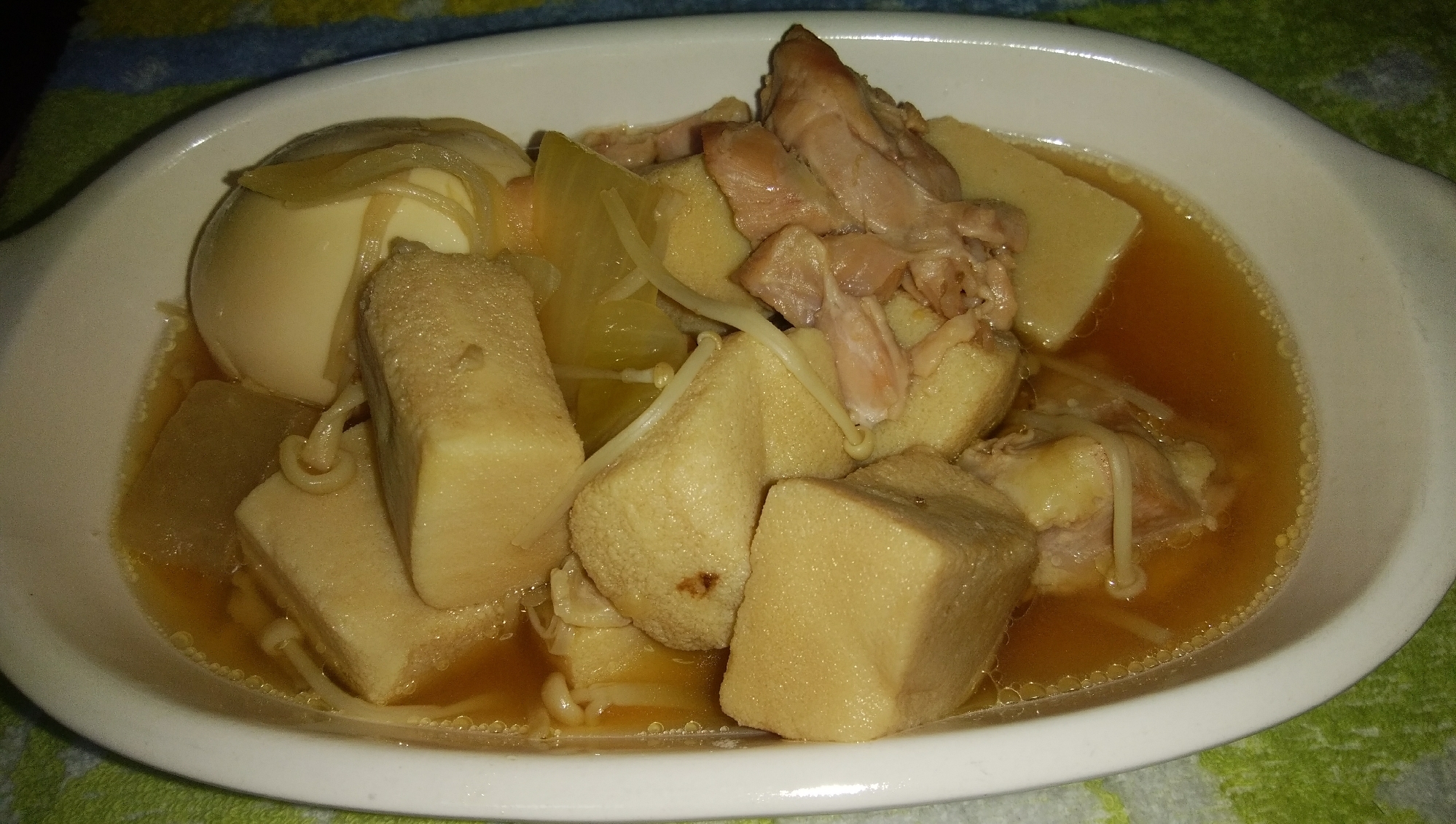 鶏肉と高野豆腐の煮物（含め煮）
