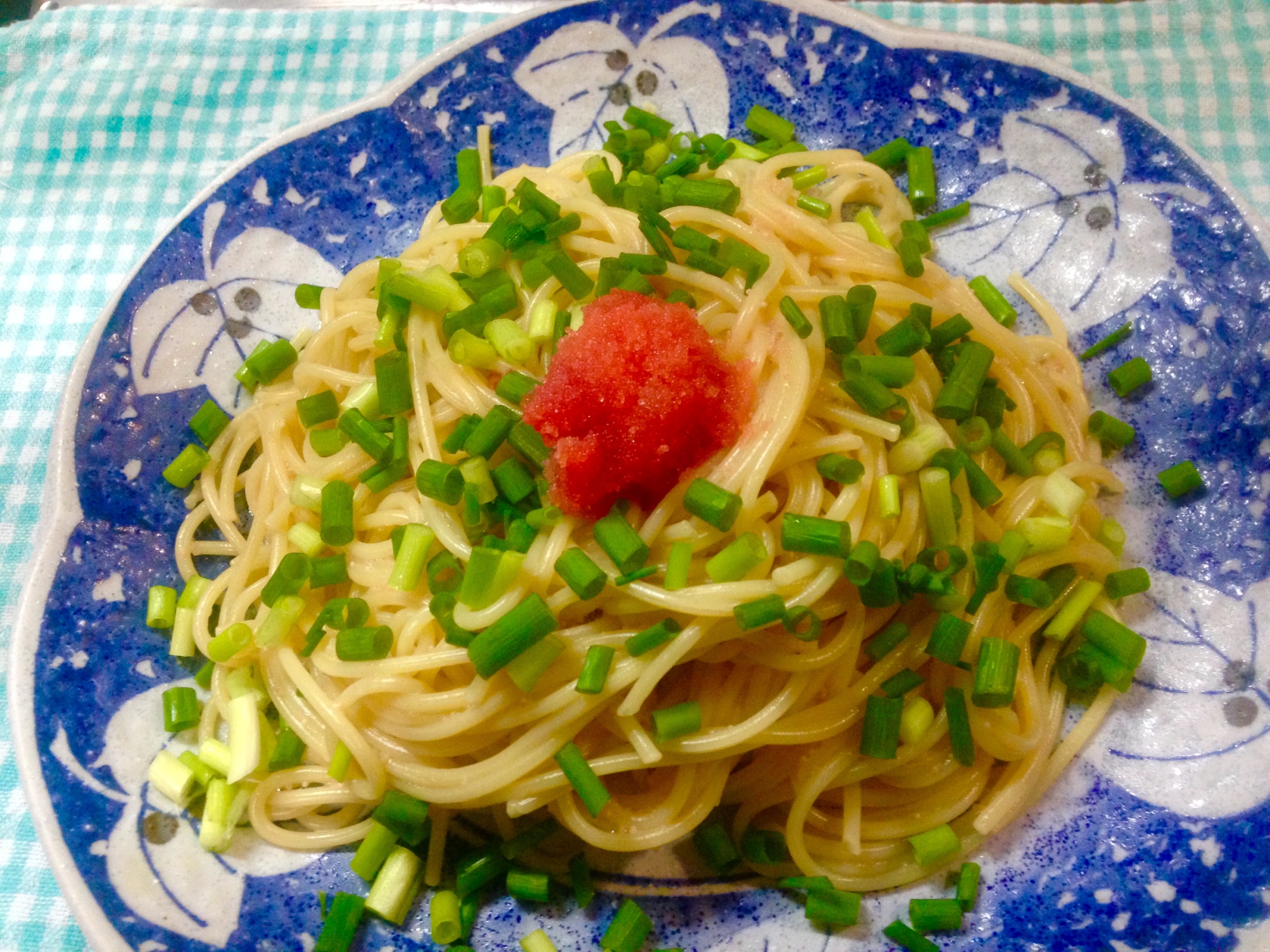 ノンオイルたらこパスタ★