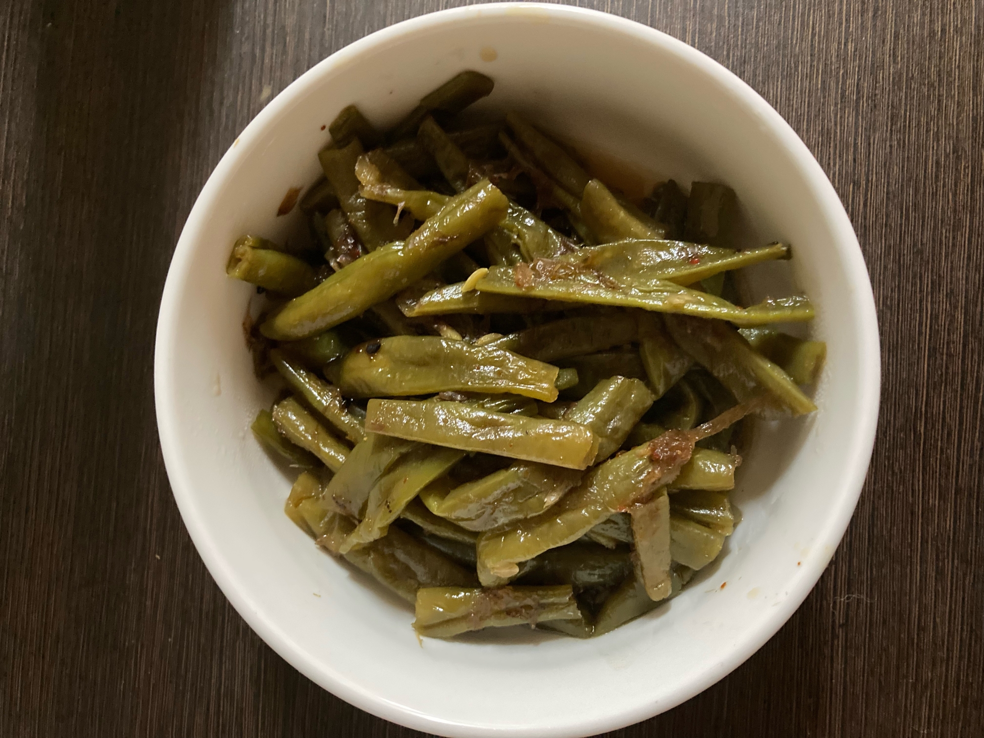 インゲンの当座煮