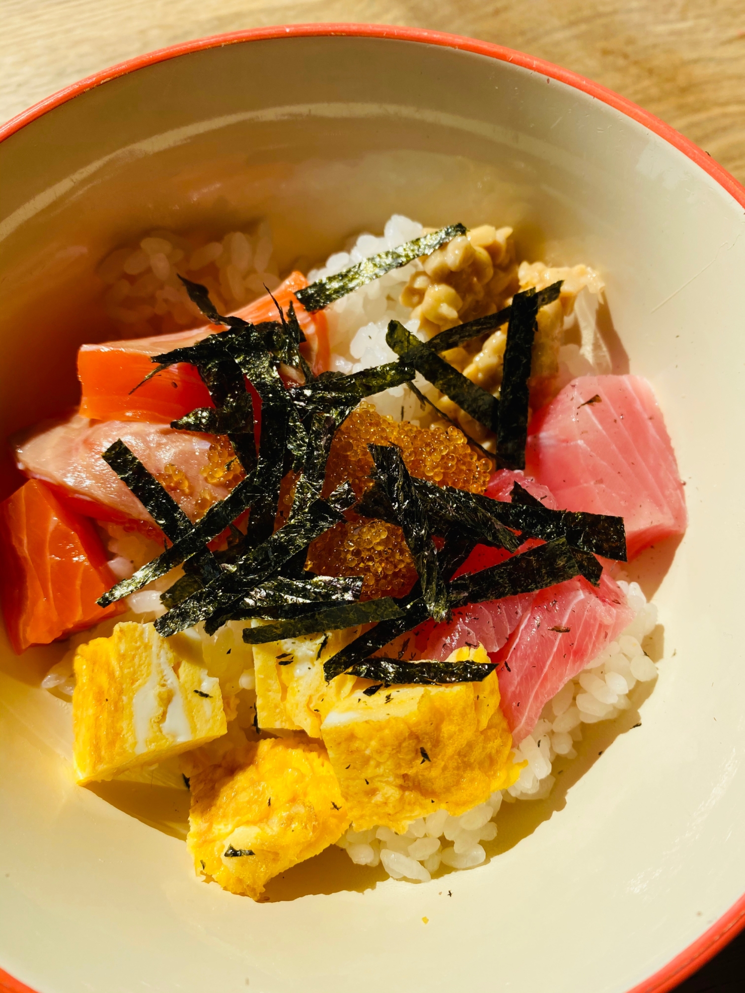 切り落としのお刺身で節約海鮮丼