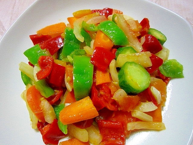 彩り野菜炒め レシピ・作り方 by libre* - 楽天レシピ