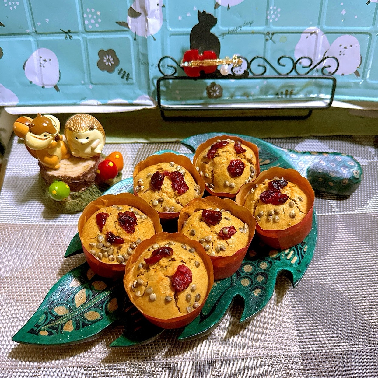 麦こがしと長芋のマフィン