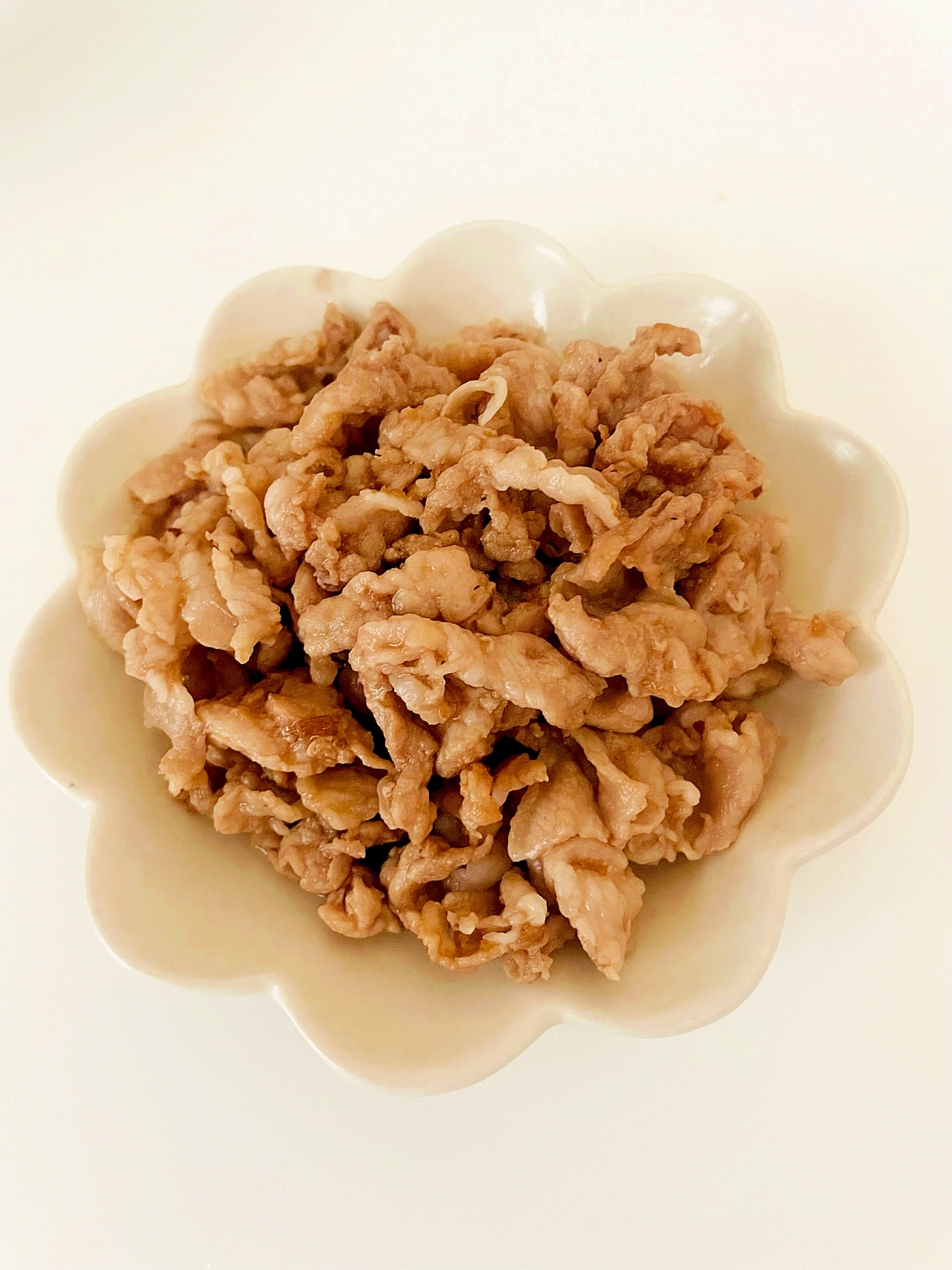 豚肉のポン酢炒め