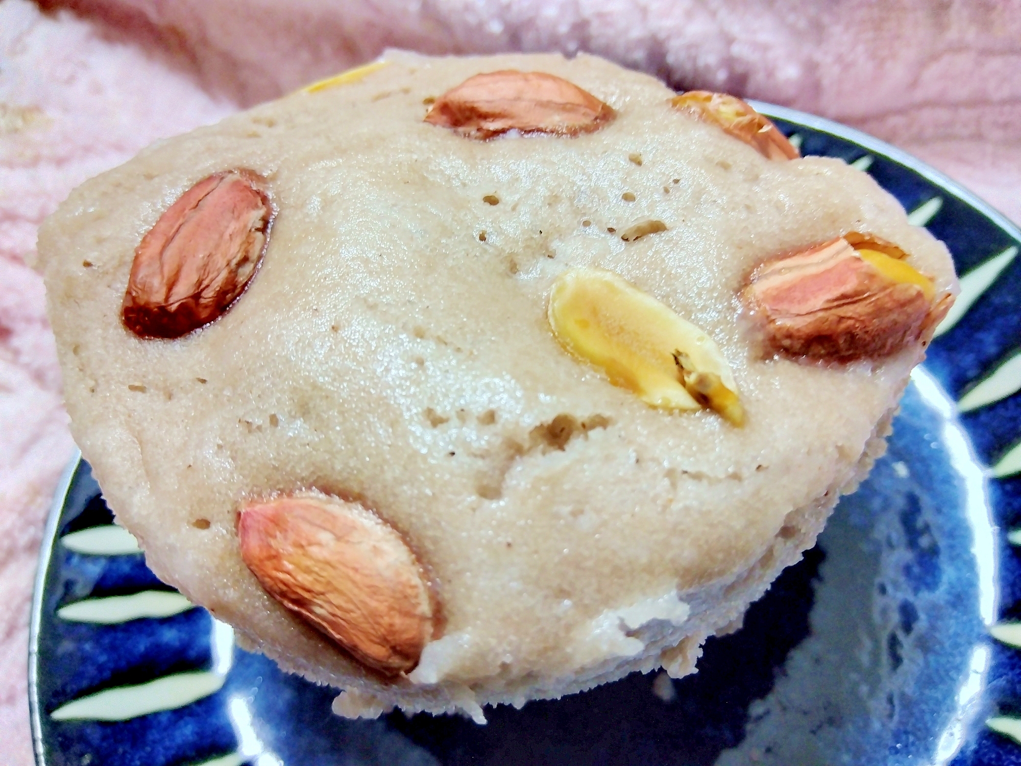 落花生たっぷり✿米粉ピーナツ蒸しパン