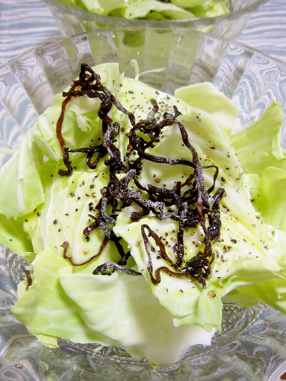 簡単おつまみ パリパリキャベツに塩こんオリーブ レシピ 作り方 By yamat 楽天レシピ